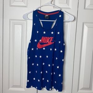 NIKE Red White Blue Stars Tank Top